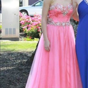 Coral Madison James Prom Dress